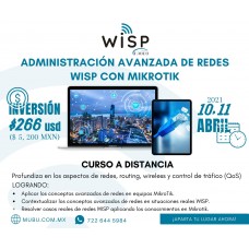 Curso a distancia: "Administración Avanzada de Redes WISP con Mikrotik"